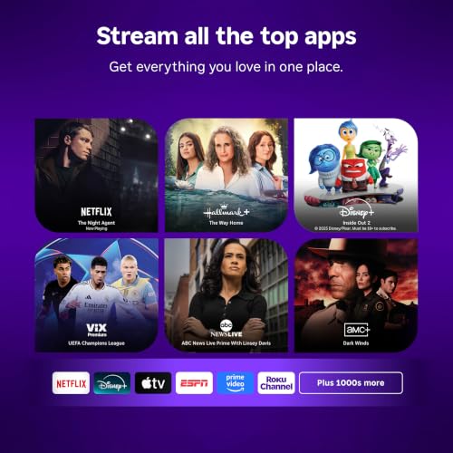 Roku 32-Inch Select Series Smart TV 2026-1080p Full HD TV - RokuTV | Flat Screen LED Television with Voice Remote, Wi-Fi & Bluetooth Headphone Mode - Streaming Live Local News Sports & Movies