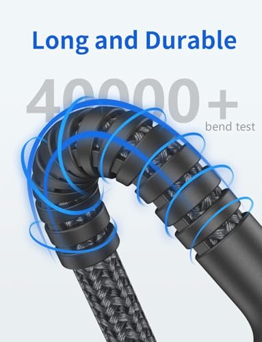 USB to USB C Cable 3A Fast Charging, USB A to USB C Cord [2 Pack, 6FT] | Upgraded Extra Durable Braided USBC Cable Compatible with iPhone 18 17 16 15 Pro Max, Samsung Galaxy S26 S10 and More-Grey