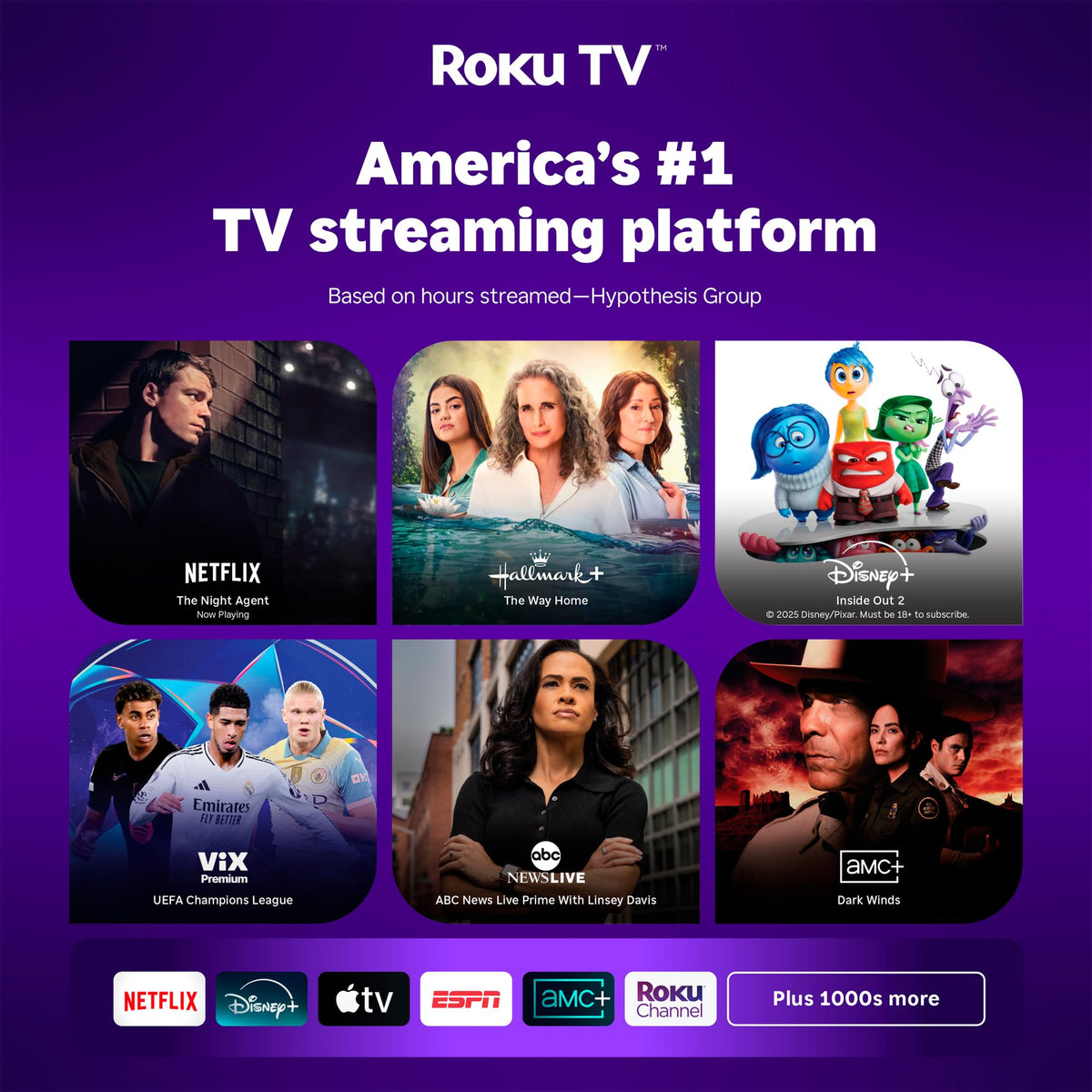 Aurzen Roku TV E1R Smart Portable Mini Projector with WiFi and Bluetooth | Roku TV Built-in, Upgraded Sound Base, 180° Rotation, Auto Vertical Keystone, Zoom, Portable for Home Movie/Bedroom/Outdoor
