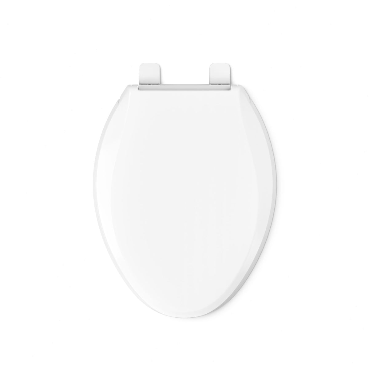 KOHLER Cachet ReadyLatch Elongated Slow Close Toilet Seat, White | 4636-RL-0, Quiet Lid, Contoured Grip-Tight Bumpers Installation Hardware, Apartment Essentials