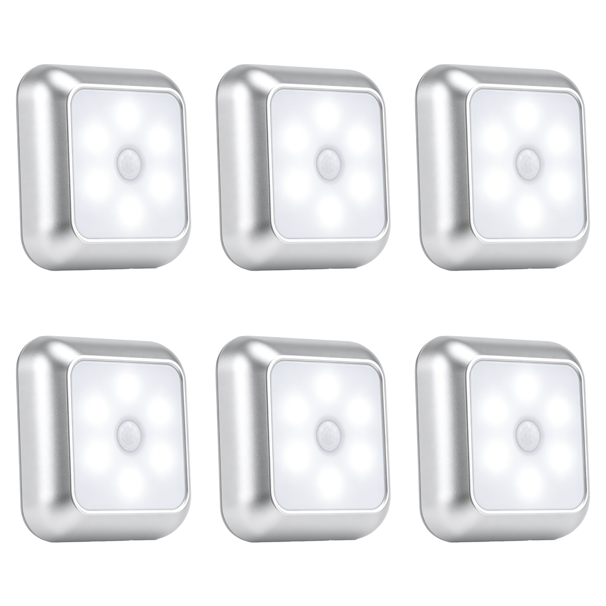 Human Body Sensor Square Night Light