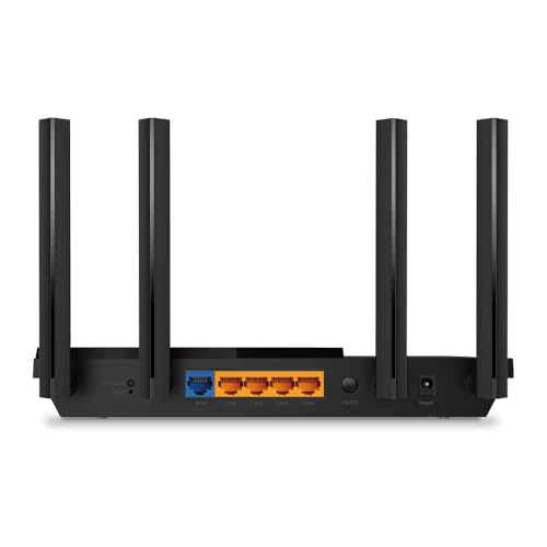 TP-Link AX1800 WiFi 6 Router (Archer AX21 V5) | Dual Band Wireless Internet, Gigabit, Easy Mesh, Works with Alexa - A Certified for Humans Device