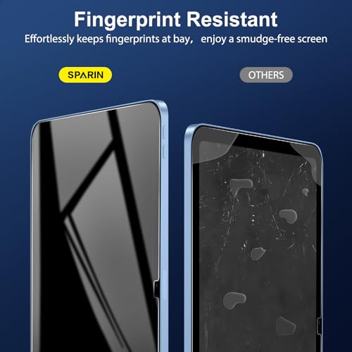 SPARIN 2 Screen Protector for iPad A16 /10th Gen 2025/2022, [11’’/10.9’’] | 2 Pack for iPad 11th/10th Gen, Tempered Glass, Case Friendly, Anti-Scratch, Touch Sensitive, Apple Pencil Compatible