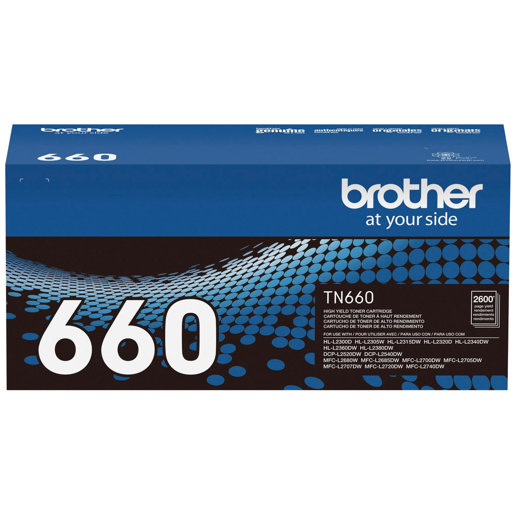 Brother Genuine High Yield TN660 Toner Cartridge, Replacement, Page Yield Up to 2600, Amazon Dash Replenishment, Black, 1 Pack