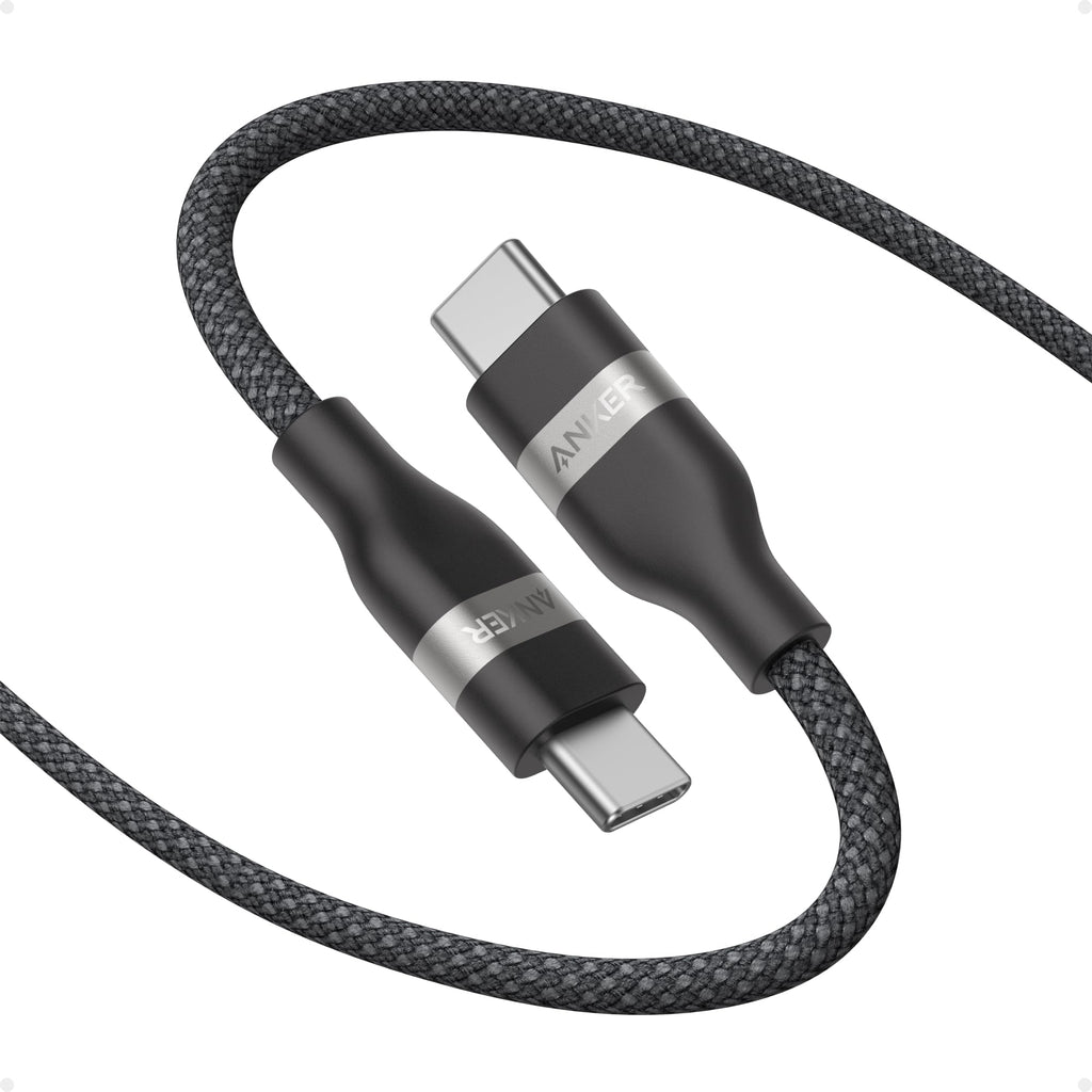 Anker Nano USB C to USB C Cable, 240W Fast Charging Cable (Black, 6ft) | Flexible Multi-Color Braided Charger for iPhone 18 / 17 Series, MacBook Pro, and More
