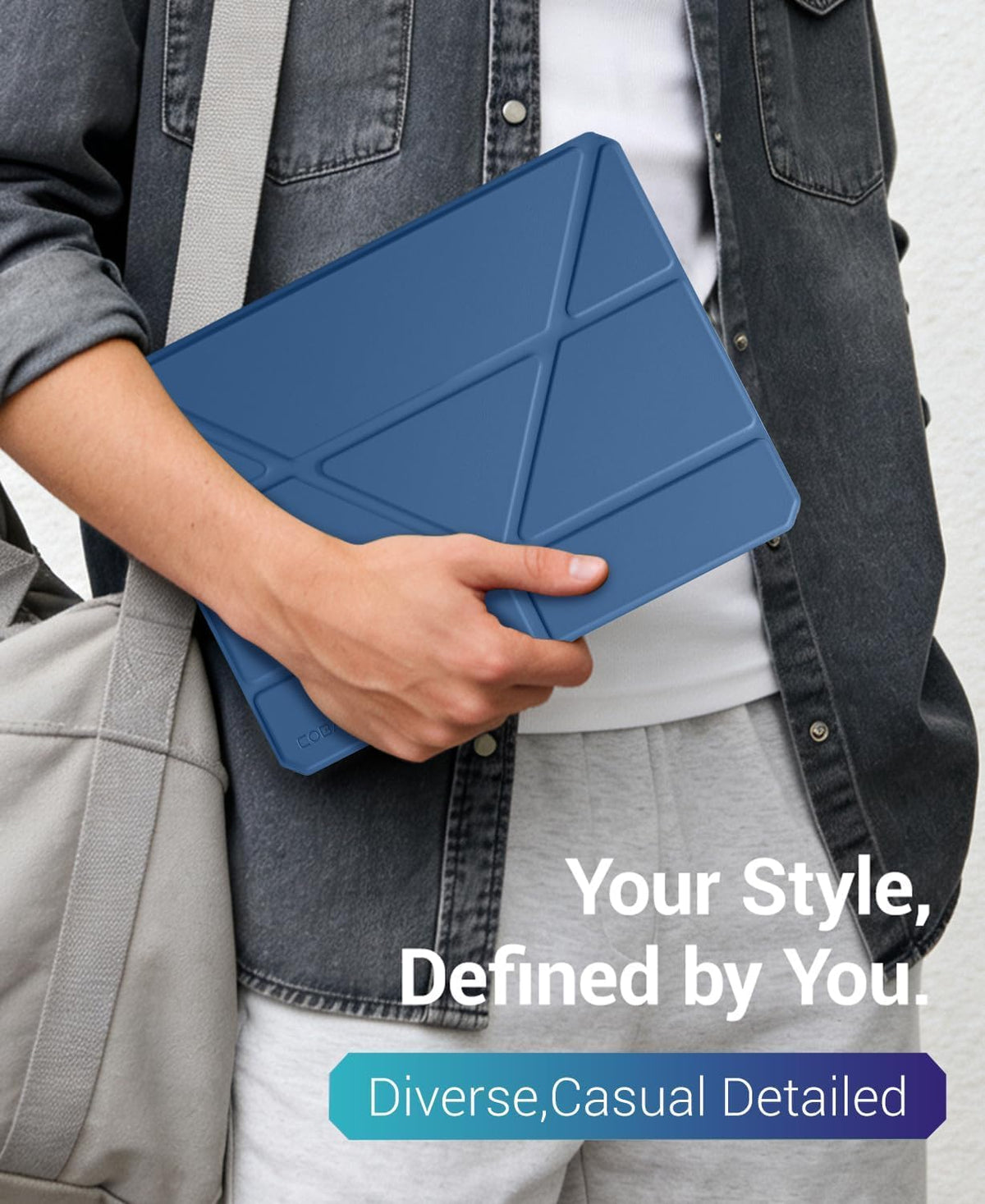 CoBak Case for iPad (A16) 11th Generation, iPad 10th Gen Cover,Dark Blue | Protective Multi-Angle Stand Cover with Portrait Mode, Pencil Holder, Auto Wake/Sleep, Case for iPad 11/10.9 Inches 2025/2022