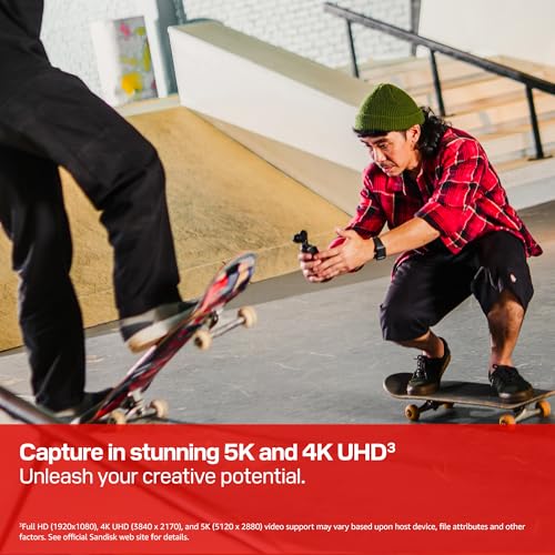 SANDISK 256B Extreme microSD Card + Adapter, Up to 245MB/s Read Speeds | UHS-I, V30, 5K & 4K UHD, U3, C10, A2, Up to 170MB/s Write Speeds, Ideal for Action Cams+Drones, Android- SDSQXH9-256G-GZ6MA