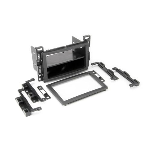 Scosche ICGM10BN Complete Double/Single DIN Stereo Installation Kit for Select Non-Amplified 2006-17 General Motors Vehicles - No Steering Wheel Remote - See Fit Guide in Images to Verify Your Vehicle