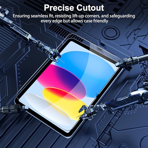 SPARIN 2 Screen Protector for iPad A16 /10th Gen 2025/2022, [11’’/10.9’’] | 2 Pack for iPad 11th/10th Gen, Tempered Glass, Case Friendly, Anti-Scratch, Touch Sensitive, Apple Pencil Compatible