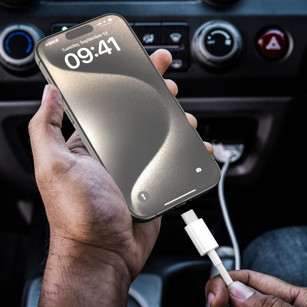 Car CarPlay Cable for iPhone18 Pro Max 17/16/15, USB A to USB C for Carplay | Compatible with iPhone 18/17/16/15 Plus,Pro,Pro Max, iPad USB C Cable 10th, iPad Air Car Charger Cable Cord 3FT (White)