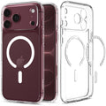 Spigen for iPhone 18 Pro Max Case, for iPhone 17 Pro Max Case, Clear White | Ultra Hybrid MagFit, Anti-Yellowing Resin, Air Cushion Tech, Military-Grade Drop Protection, Compatible with MagSafe