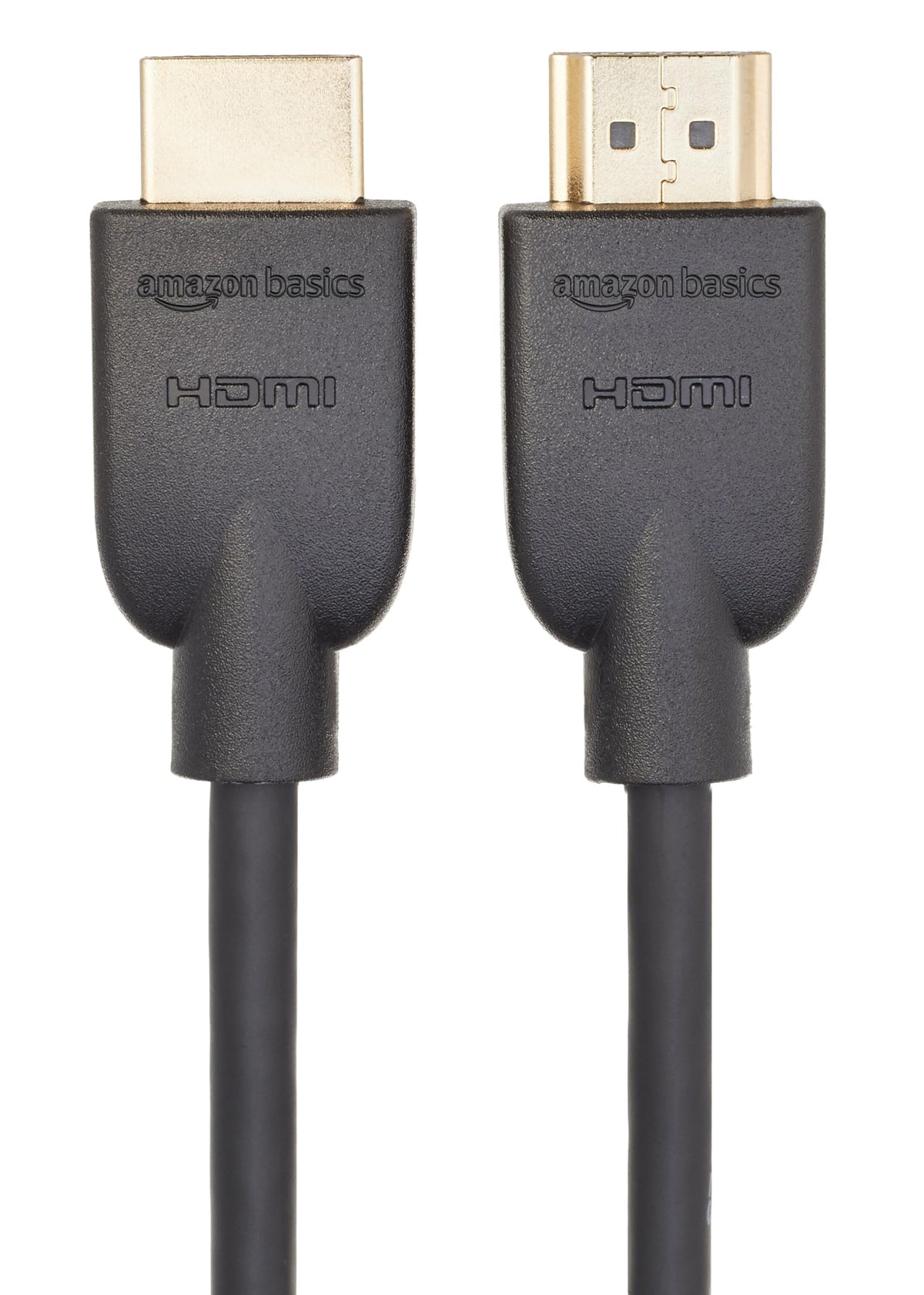 Amazon Basics HDMI Cable, 3ft, 4K@60Hz, High-Speed HDMI 2.0 Cord, 18Gbps, 2160p, 48 bit, Compatible with TV/PS5/Xbox/Roku, Black