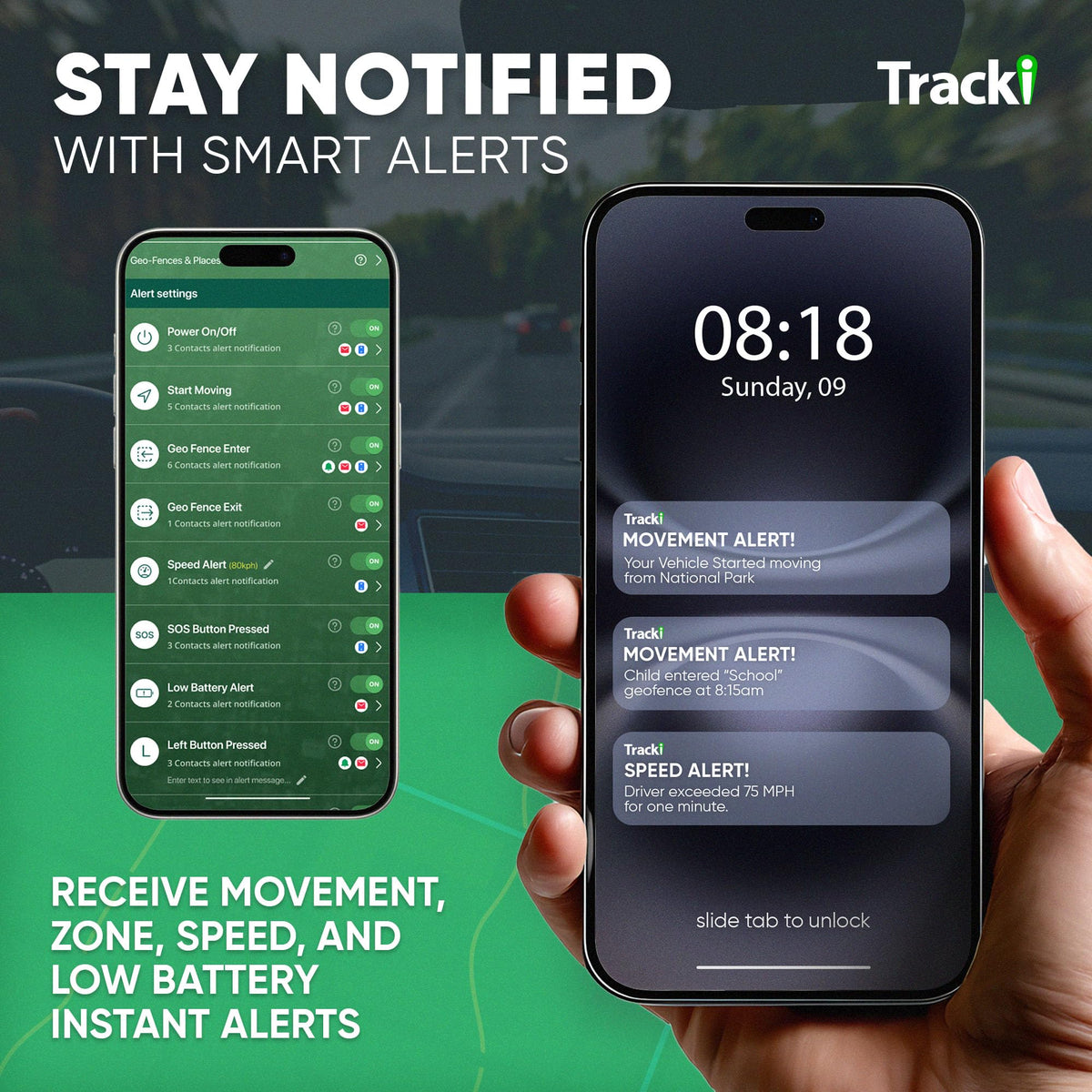 Tracki Universal GPS Tracker for Vehicles, Real Time Tracking | 4G LTE, Unlimited Distance, Smart Alerts, Super Small, Subscription Required, Cancel Anytime