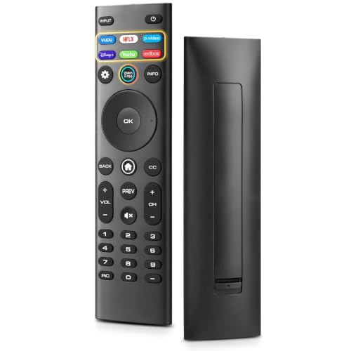 for VIZIO Smart TV Remote Replacement,Universal Control XRT140 for VIZIO TV | Universal remote for all VIZIO TVs. Works with XRT140/136/135/510/500. SmartCast home, no setup, AAA. Durable ABS, safe.
