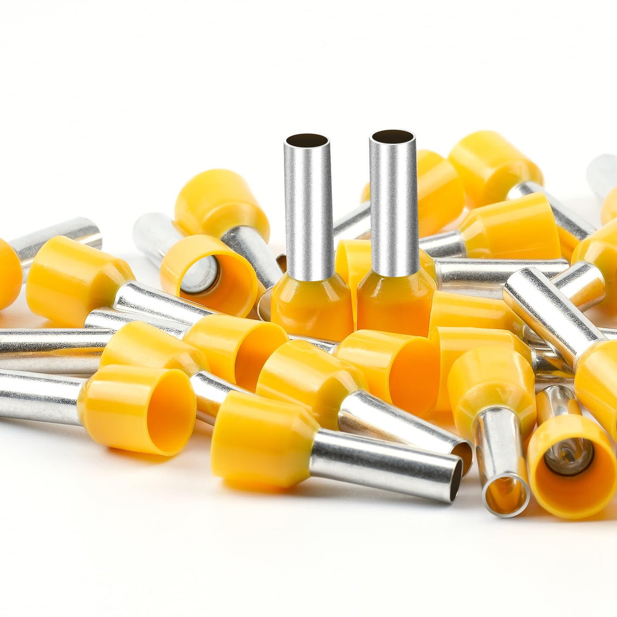 AIRIC 10 AWG/Gauge Wire Ferrule Insulated Connectors Copper Crimp Terminal
