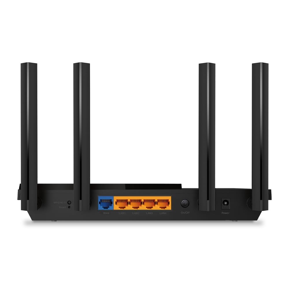 TP-Link AX1800 WiFi 6 Router (Archer AX21 V5) | Dual Band Wireless Internet, Gigabit, Easy Mesh, Works with Alexa - A Certified for Humans Device