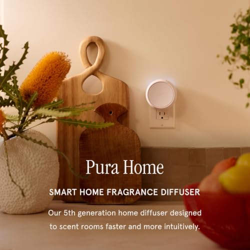 Pura Home Diffuser Refill, 2 Pack, Cozy Cashmere | Scent Refill for Pura Home Smart Plug-In Wall Diffusers, Clean and Safe, Long-Lasting Fragrance for Home and Office