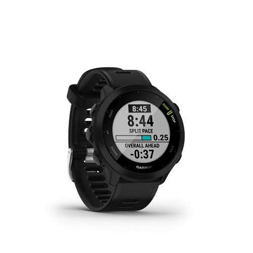 Garmin Forerunner 55, GPS Running Watch with Daily Suggested Workouts, Up to 2 Weeks of Battery Life, Black - 010-02562-00
