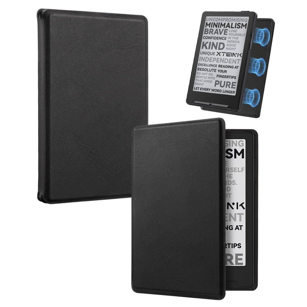 CoBak Magnetic Case for XTEINK X4, Ultra-Lightweight Protective Cover for Xteink X4 E-Reader, Secure Magnetic Attachment(Black)