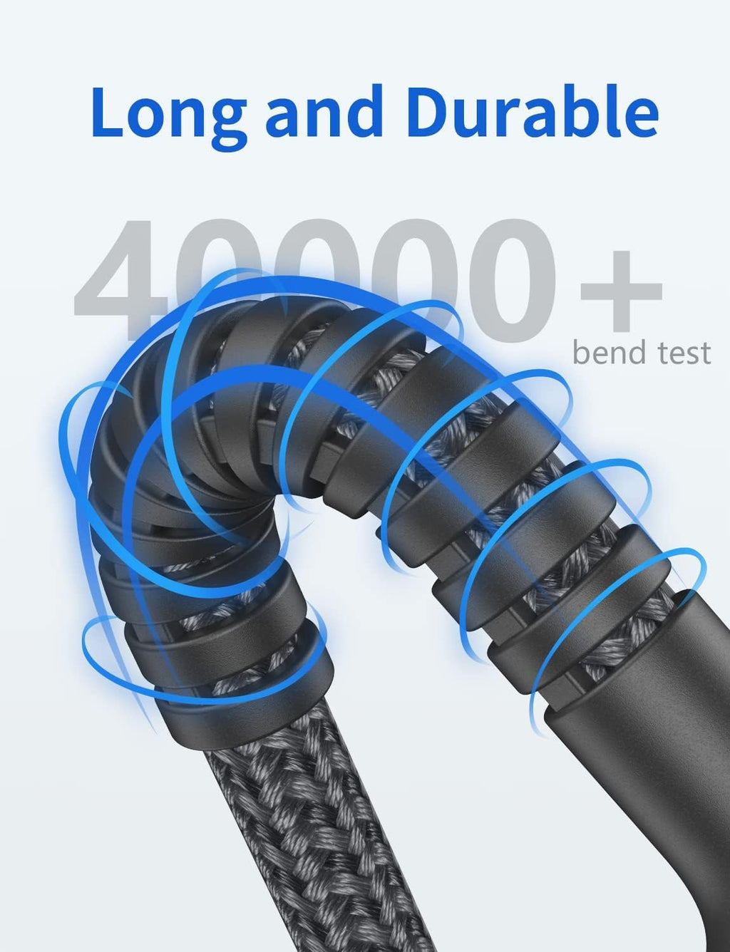 USB to USB C Cable 3A Fast Charging, USB A to USB C Cord [2 Pack, 6FT] | Upgraded Extra Durable Braided USBC Cable Compatible with iPhone 18 17 16 15 Pro Max, Samsung Galaxy S26 S10 and More-Grey