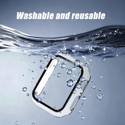 Ailun 2 Pack Screen Protector Case for Apple Watch Series 12, 42mm, Clear
