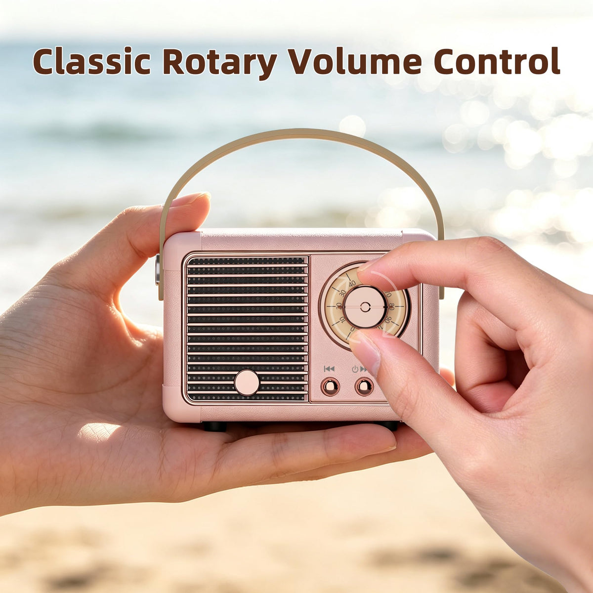 Baolira Retro Bluetooth Speaker, Gifts for Teen Girls, Cute Room Decor | Mini Portable Speaker, Teen Girl Gifts, Birthday Gifts for Girls & Women, Tween Girls Trendy Stuff, Teen Girl Room Decor