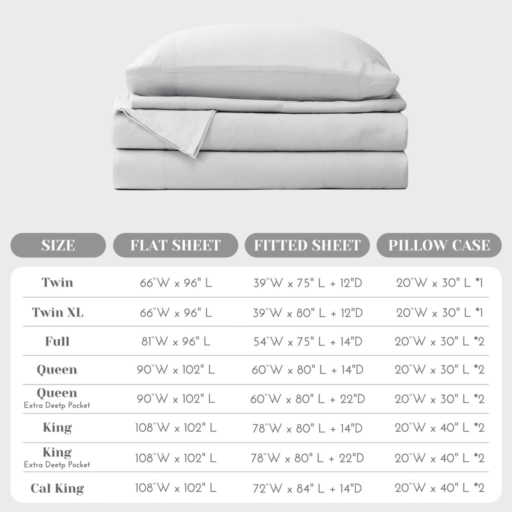 Comfort Spaces 100% Cotton Percale Sheets Twin Sheet Set 3 Pcs, White | Crisp, Cool & Breathable Bed Sheets, 12" Deep Pocket Fits Up to 14" Mattress, Lightweight, All Season Cozy, with Pillow Case