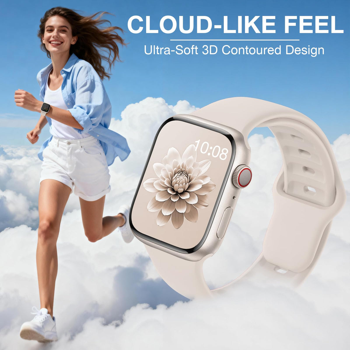 10 Pack Silicone Sport Bands Compatible with Apple Watch Band Women Men | 38mm 40mm 41mm 42mm 44mm 45mm 46mm 49mm Soft Waterproof Wrist Band for iWatch Series 12 11 10 9 8 7 6 5 4 3 2 1 SE Ultra