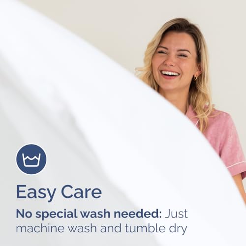 Queen Fitted Sheet - Single Fitted Sheet Only - 8-16" Deep Pockets - White | Bottom Fitted Sheet Only w/ 8-16 Inch Deep Pockets, Ultra-Soft, Breathable & Wrinkle Free, Easy-Care, Fade & Shrink Resistant