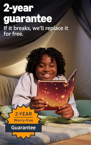 Amazon Kindle Colorsoft Kids 16 GB (2024 model) – Lightweight, compact, and designed for reading—no apps, videos, or games. – with cover, Fantasy River
