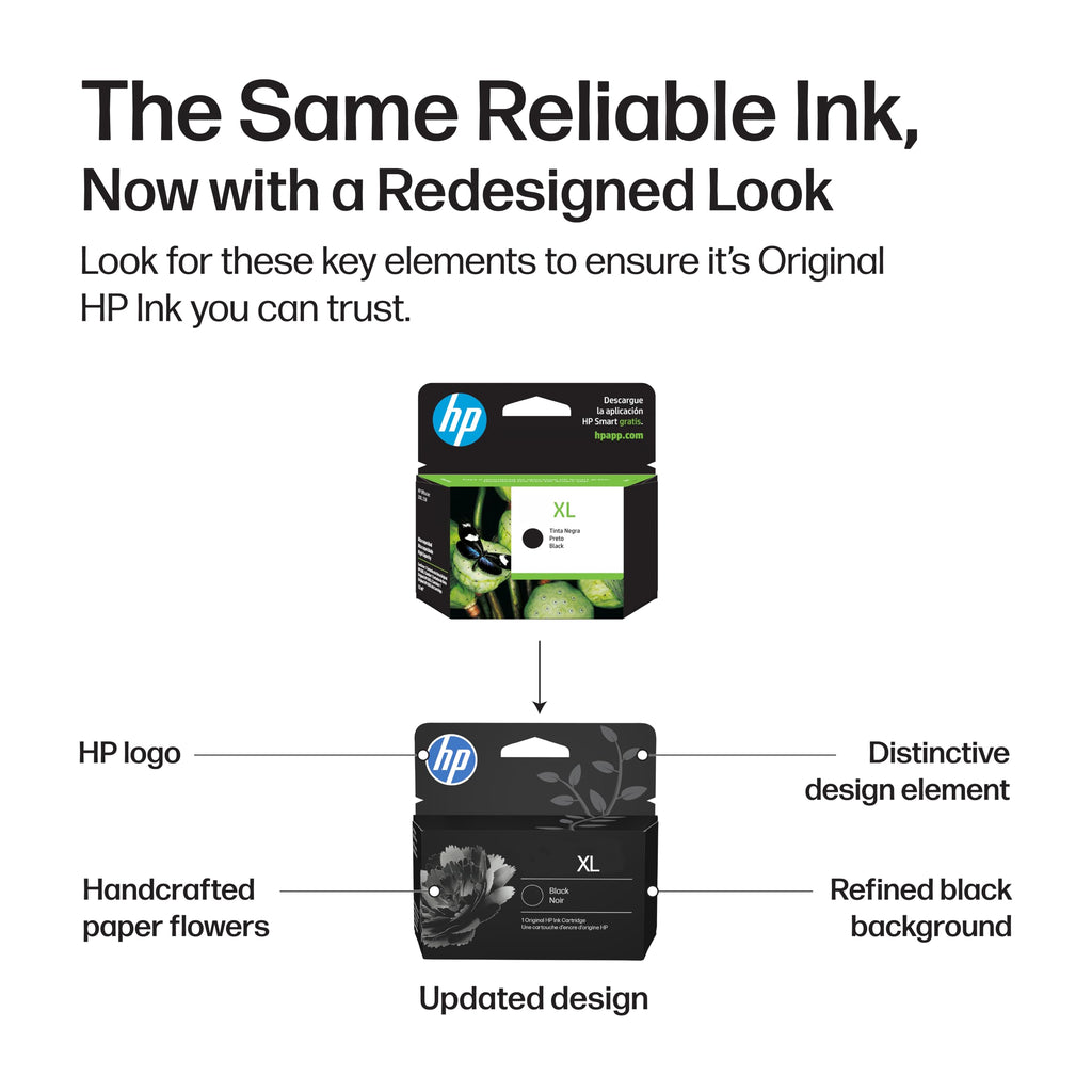 HP 67XL Black High-Yield Ink Cartridge | Works with DeskJet 1255, 2700, 4100, Envy 6000, 6400 Series | Eligible for Instant Ink | 3YM57AN | Packaging May Vary