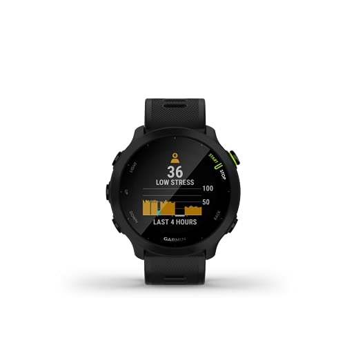 Garmin Forerunner 55, GPS Running Watch with Daily Suggested Workouts, Up to 2 Weeks of Battery Life, Black - 010-02562-00