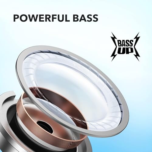 Soundcore by Anker P20i True Wireless Earbuds, with Big Bass, 30H Playtime | Bluetooth 5.3, Water-Resistant, 2 Mics for AI Clear Calls, 22 Preset EQs, Customization via App