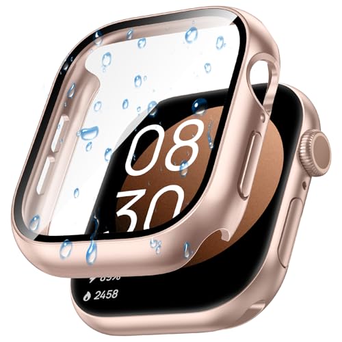 Goton IP67 Waterproof Case with Glass for Apple Watch Series 11/10 42mm | Water-Resistant & Anti-Fog, Tempered Glass Screen Protector Hard PC Cover for iWatch Series 11 42 mm, Sensitive Touch