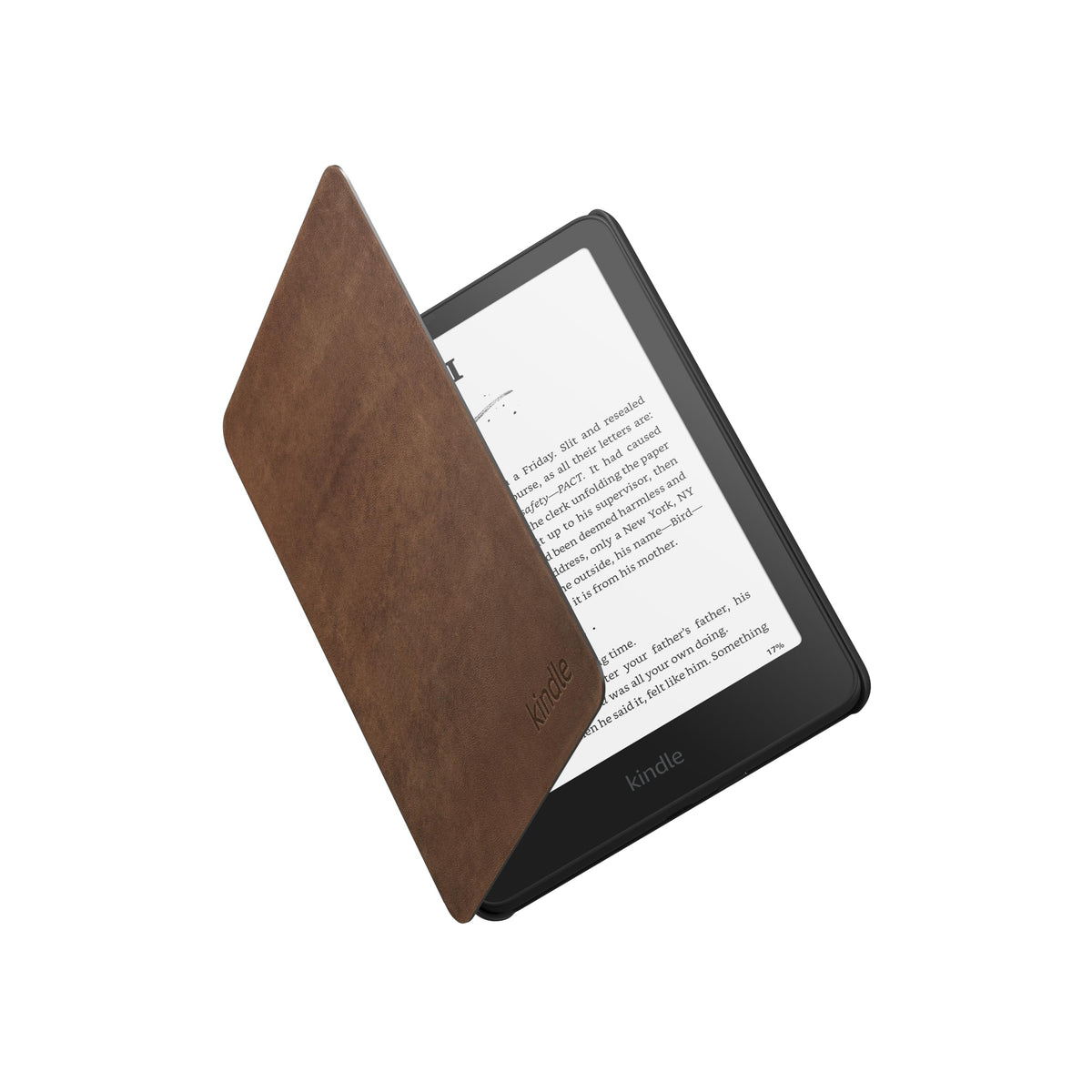 Amazon Kindle Paperwhite and Kindle Colorsoft Case, Lightweight and Foldable Protective Cover - Premium Leather