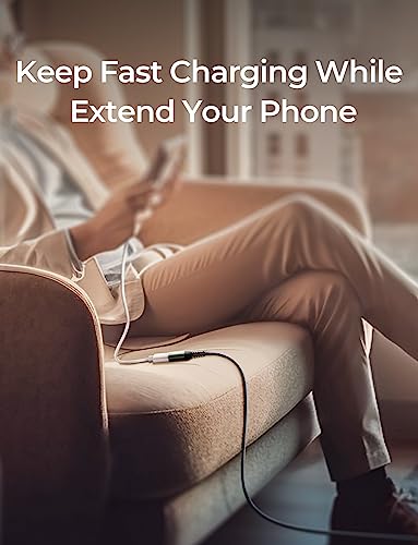 AINOPE USB Extension Cable 2Pack 6.6FT USB 3.0 Extender Male to Female Grey