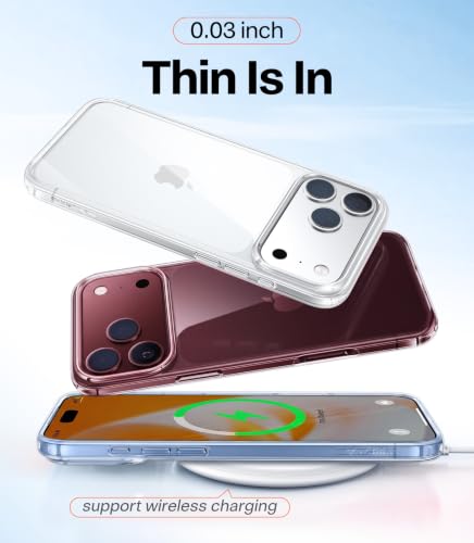 TORRAS for iPhone 18 Pro Case Crystal Clear, Upgraded Anti-Yellowing, 6.3'' | 2026 Upgraded Non-Yellowing, Military-Grade Protection, Ultra-Slim Soft Bumper Case for iPhone 18 Pro Phone Case Anti-Scratch