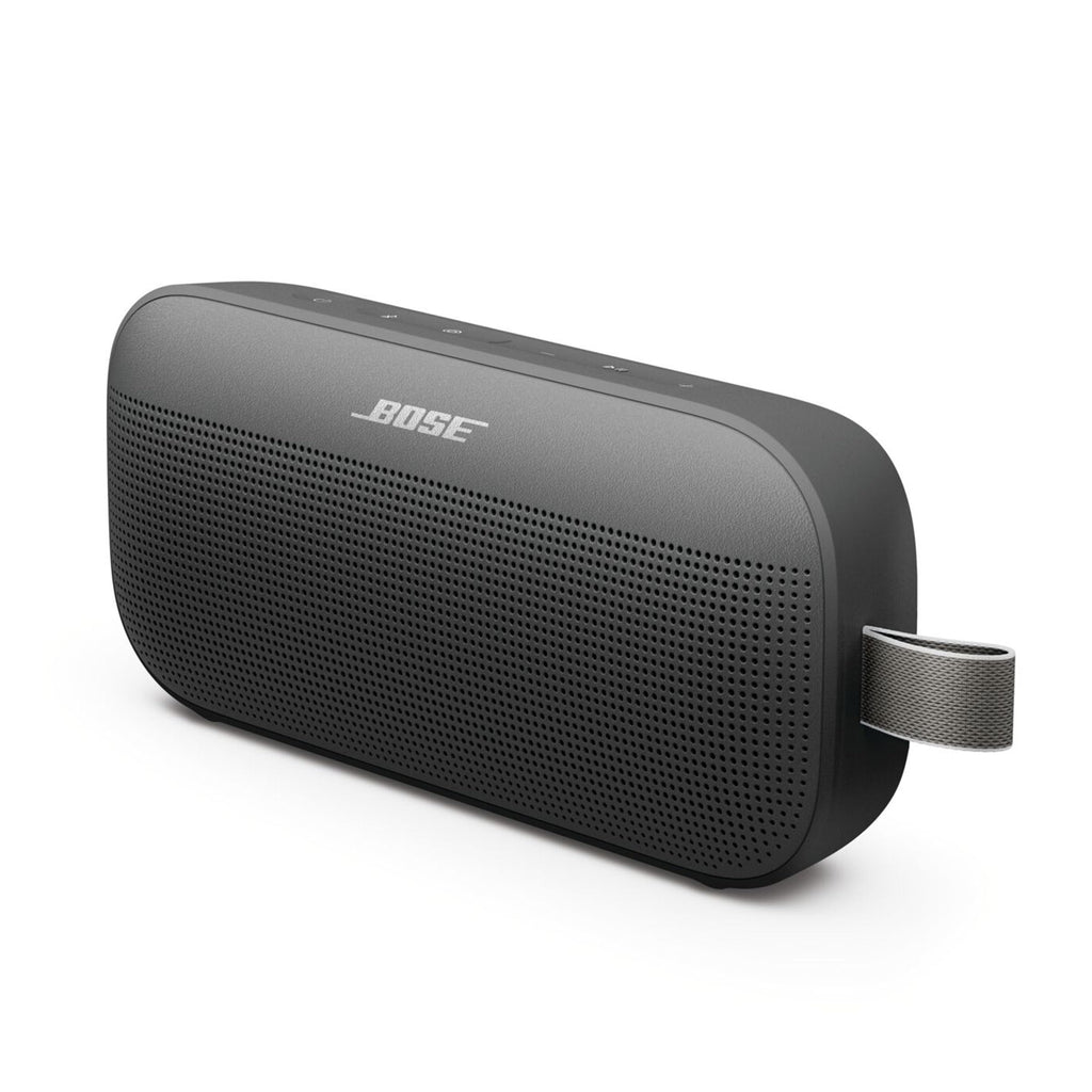 Bose SoundLink Flex Bluetooth Speaker (2nd Gen) - Portable Outdoor Speaker with Hi-Fi Audio, Waterproof and Dustproof, USB-C, Up to 12 Hours Battery Life, Black