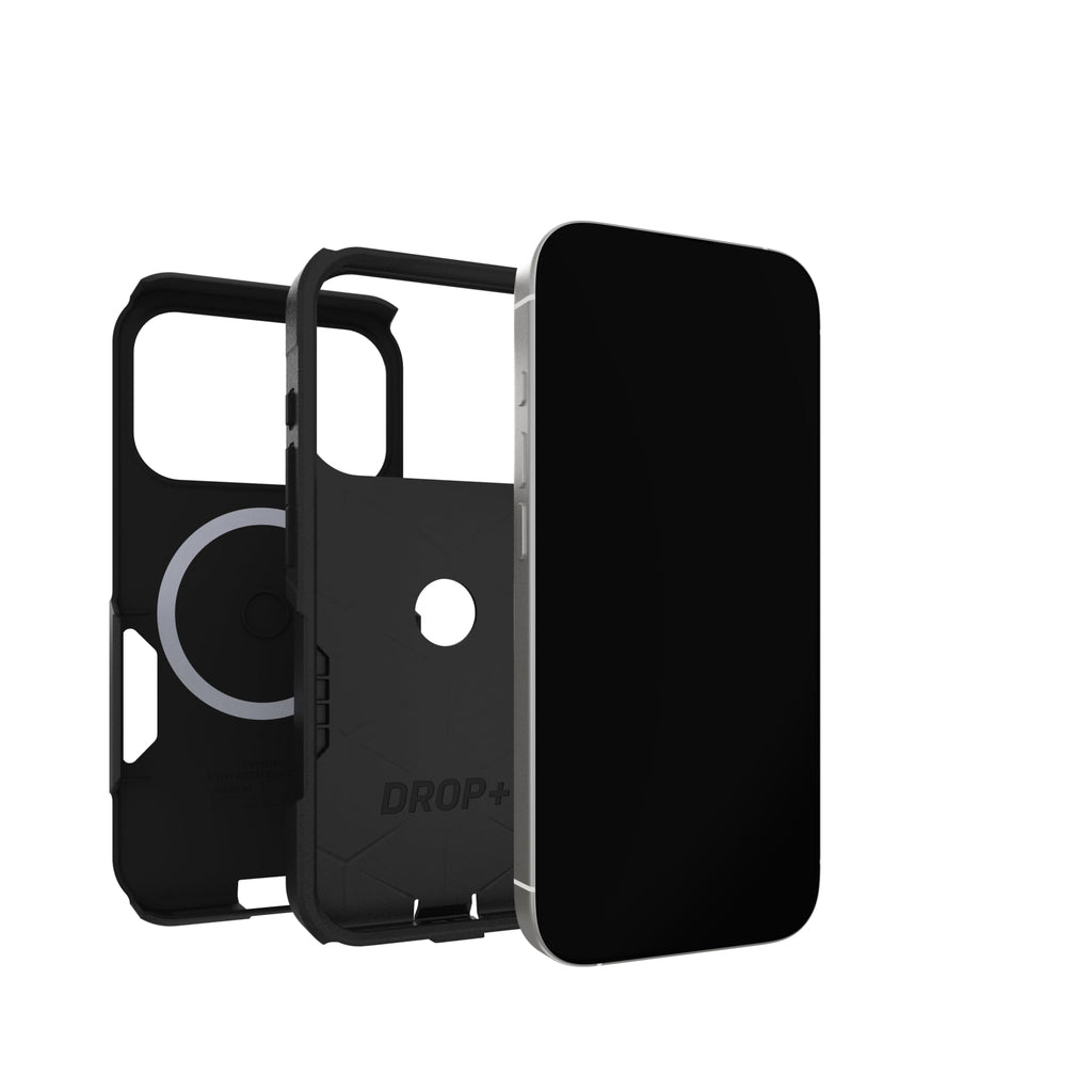 OtterBox iPhone 18/17 Pro Commuter Series Case - Black | Thin & Protective iPhone Case, Dual-Layer, Impact Absorbing iPhone Case, Best MagSafe iPhone Cases for Wireless Charging