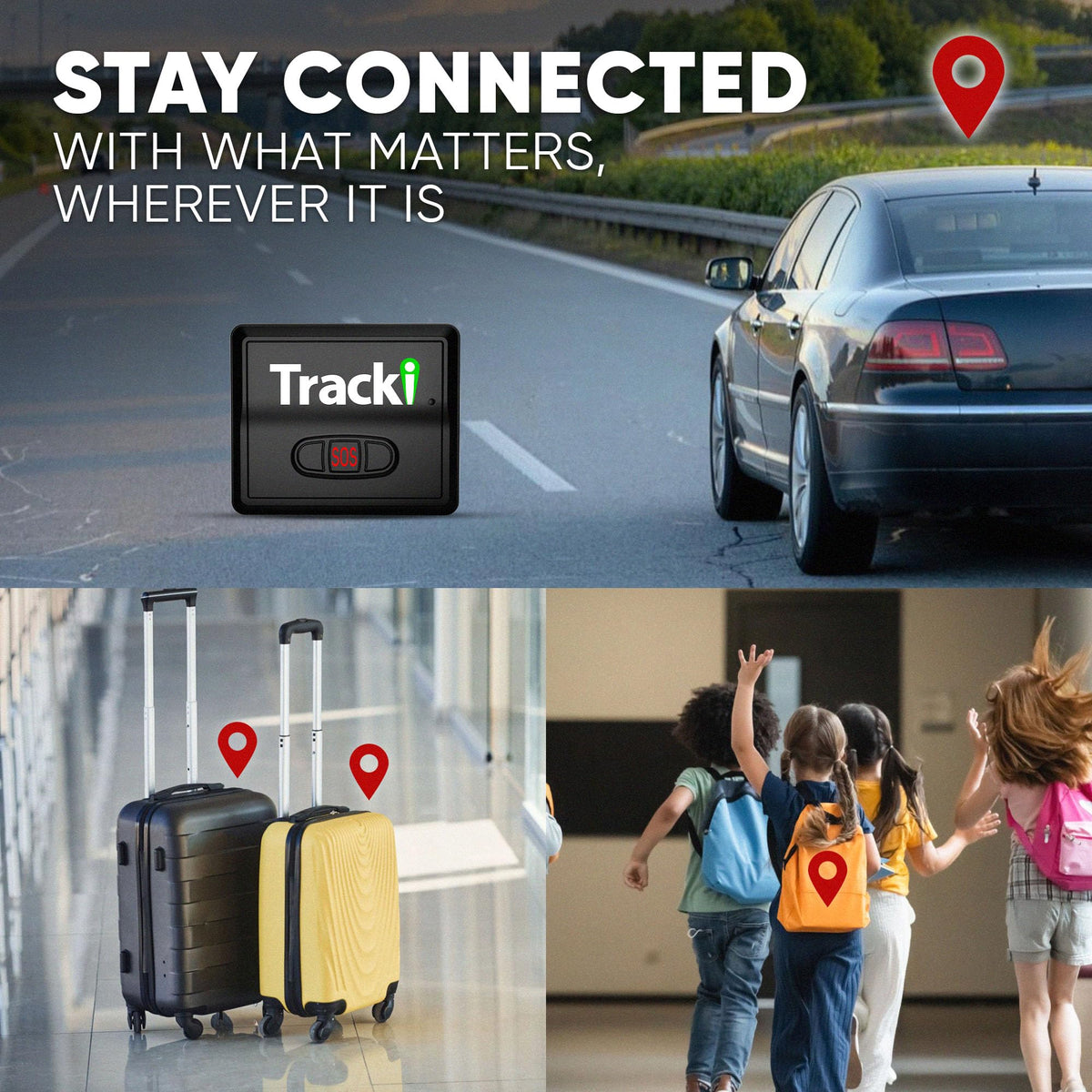 Tracki Universal GPS Tracker for Vehicles, Real Time Tracking | 4G LTE, Unlimited Distance, Smart Alerts, Super Small, Subscription Required, Cancel Anytime