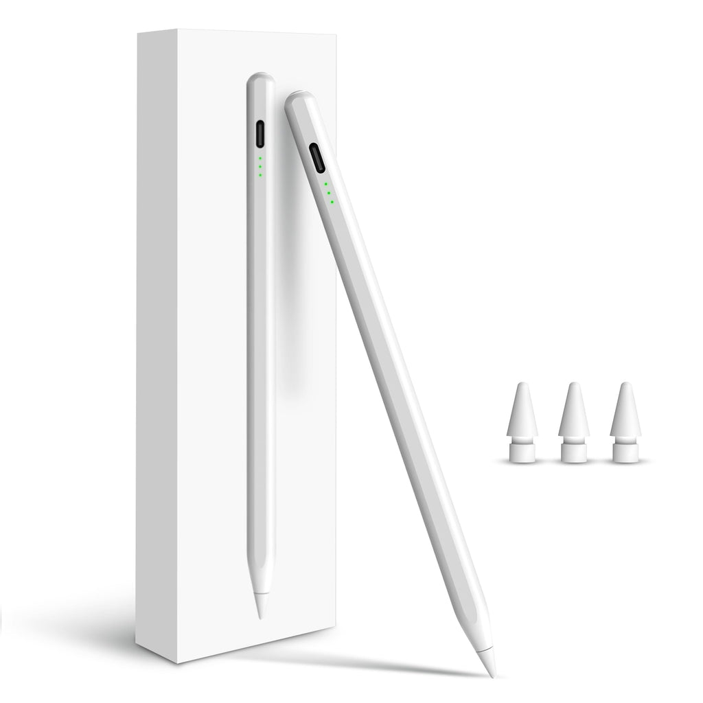 Penlike Pencil for Apple iPad 2026-2018, Fast Charge Stylus Pen for iPad | Fits for iPad A16/11-6th, Air 11"/13" M4/M3/M2/5th-3rd, Pro 13/11/M4/12.9, Mini A17 Pro/6/5th Palm Rejection,Tilt Sensitivity