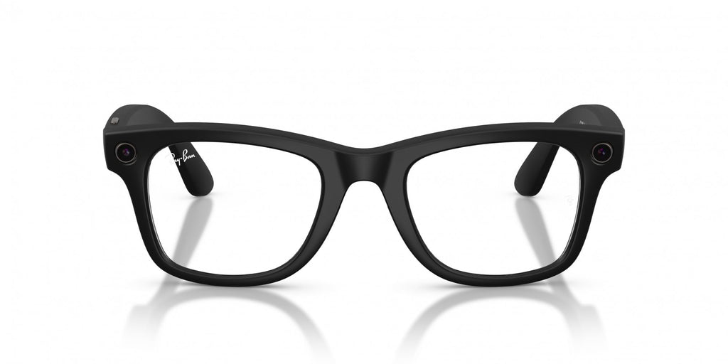 Ray-Ban Meta (Gen 2), Wayfarer, Matte Black | Smart AI Glasses for Men, Women — 2x Battery Life — 3K Ultra HD — 12 MP Ultra-Wide Camera, Audio, Video Recording — Clear Lenses — Wearable Technology