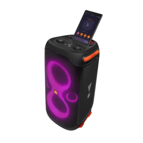 JBL PartyBox 110 - Portable Party Speaker with Built-in Lights, Powerful Sound and deep bass, Black