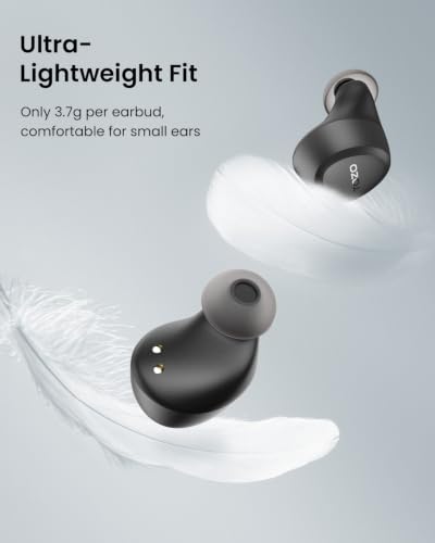 TOZO A1 Wireless Earbuds Bluetooth 5.3 Light Weight in Ear Headphones | IPX5 Waterproof,2 Mics for AI Calls,Immersive Premium Sound Bass Headset with Charging Case,32 EQ via App Black