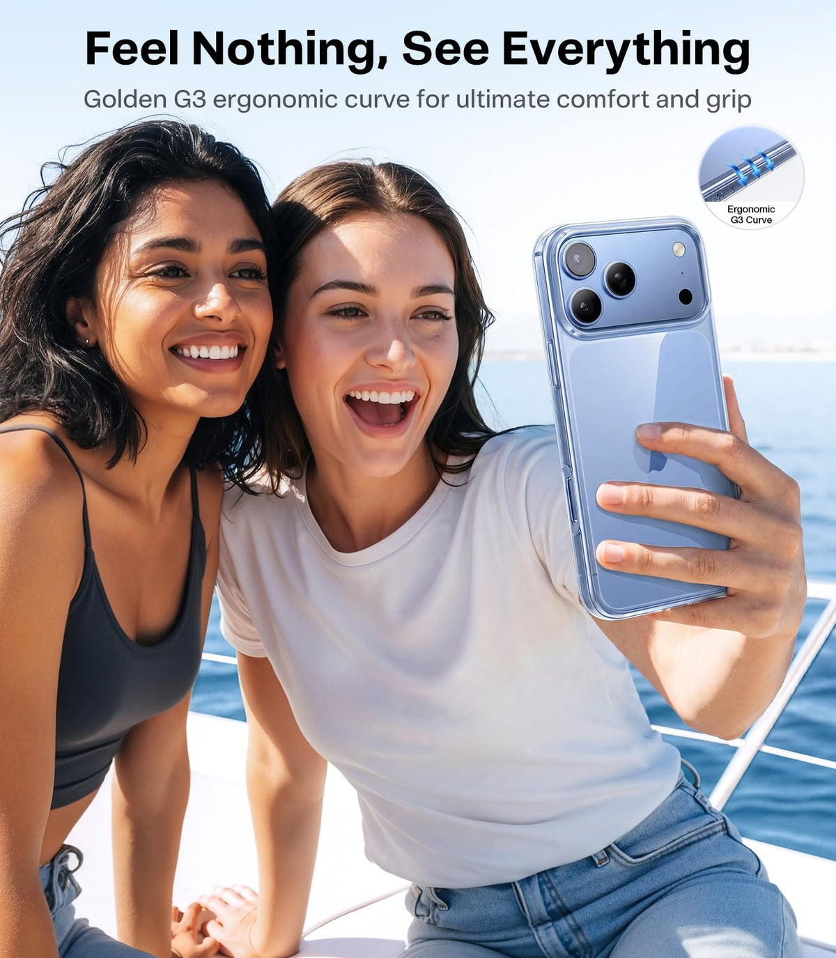 TORRAS for iPhone 18 Pro Case Crystal Clear, Upgraded Anti-Yellowing, 6.3'' | 2026 Upgraded Non-Yellowing, Military-Grade Protection, Ultra-Slim Soft Bumper Case for iPhone 18 Pro Phone Case Anti-Scratch