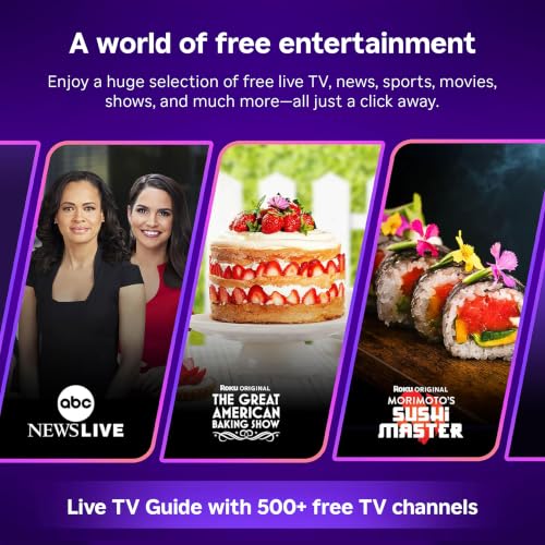 Roku 32-Inch Select Series Smart TV 2026-1080p Full HD TV - RokuTV | Flat Screen LED Television with Voice Remote, Wi-Fi & Bluetooth Headphone Mode - Streaming Live Local News Sports & Movies