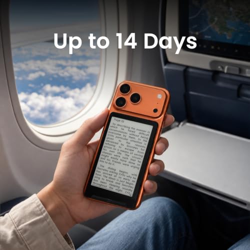 XTEINK X4 Classic Pocket eReader, Ultra-Light 68g & 4.9mm Thin,Reader Gifts | Ultra Thin 0.19" design, 4.3" E ink Paper-feel ,Dual Page Turn Button & Shake, Magnetic Pogo-pin attach,Extended Battery Life