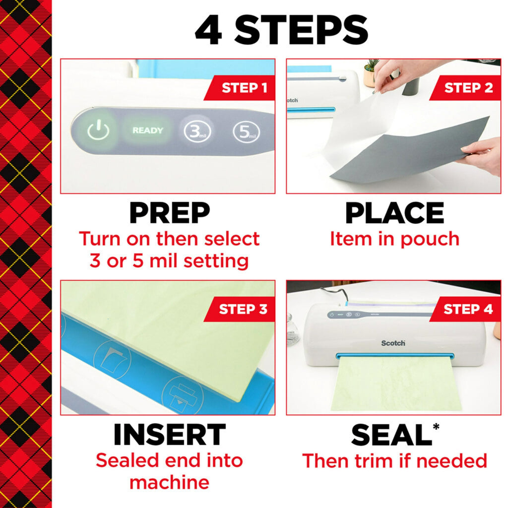 Scotch Thermal Laminating Pouches, 200 Count, Clear, 3 mil. | Ideal Office or School Supplies, Fits Letter Sized Paper (8.9 in. × 11.4 in.)