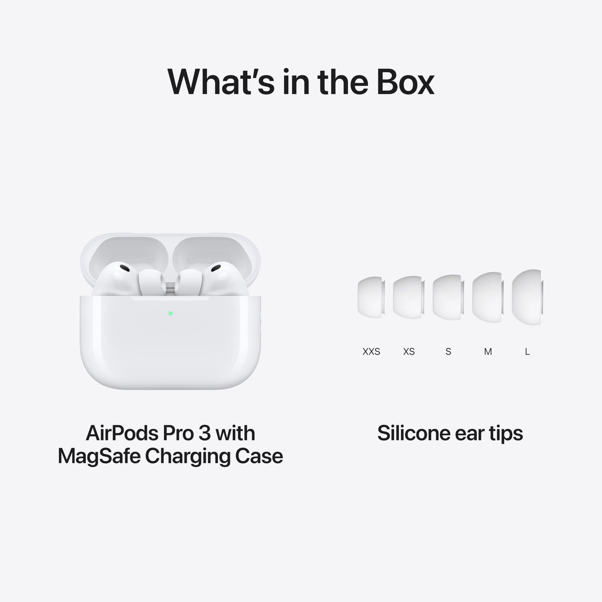 Apple AirPods Pro 3 Wireless Earbuds with Active Noise Cancellation | Live Translation, Heart Rate Sensing, Hearing Aid Feature, Bluetooth Headphones, Spatial Audio, USB-C Charging