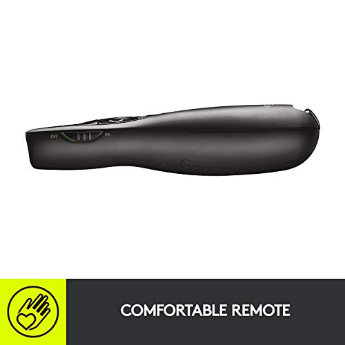 Logitech Wireless Presenter R400 USB A PowerPoint Clicker with Laser | USB-A connection, PowerPoint clicker, presentation remote control